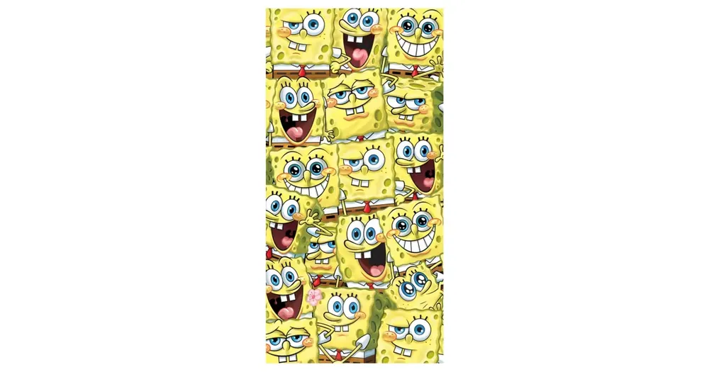 Dětská osuška 70 × 140 cm ‒ Sponge Bob, kam se podíváš Koupit Online