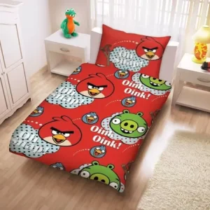 DĚTSKÉ BAVLNĚNÉ POVLEČENÍ - Angry birds Nová Kolekce