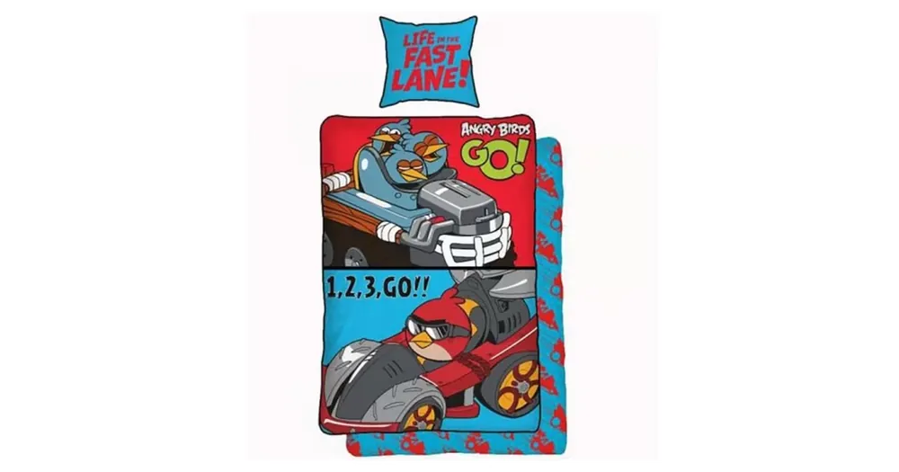Výprodej DĚTSKÉ BAVLNĚNÉ POVLEČENÍ - Angry birds GO!