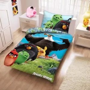 Aktuální DĚTSKÉ BAVLNĚNÉ POVLEČENÍ - Angry birds Movie 1174