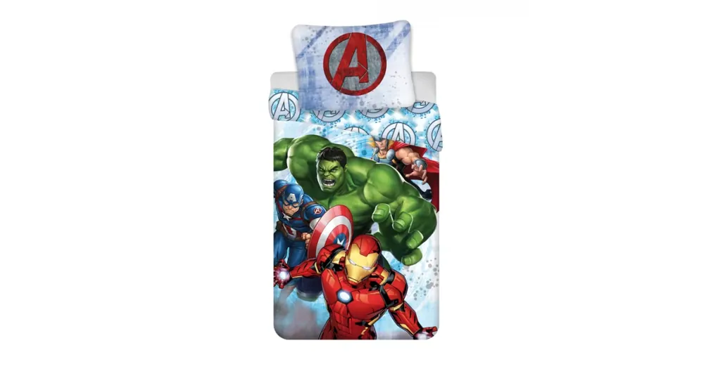 Dětské bavlněné povlečení – Avengers Heroes Horká Nabídka