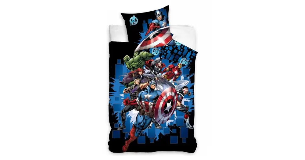 Časově Omezené Dětské bavlněné povlečení - Avengers Super Heroes