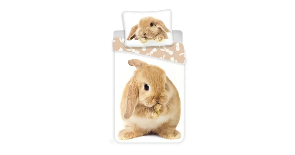 Kup Teď Bavlněné povlečení – Bunny brown