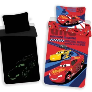 Dětské bavlněné povlečení - Cars Red 02 (svítící efekt) Kup Teď