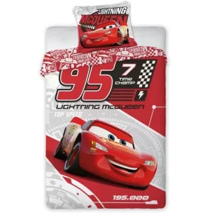 Značkový DĚTSKÉ BAVLNĚNÉ POVLEČENÍ DUO - Cars Lightning McQueen
