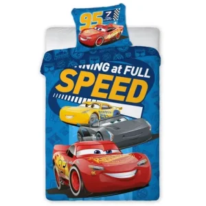 DĚTSKÉ BAVLNĚNÉ POVLEČENÍ DUO - Cars Speed Cenový Hit