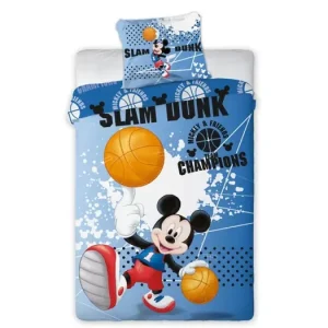 Aktuální DĚTSKÉ BAVLNĚNÉ POVLEČENÍ DUO - Mickey Mouse Slam Dunk