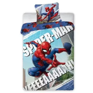 Super Cena DĚTSKÉ BAVLNĚNÉ POVLEČENÍ DUO - Spider-Man Yeaah