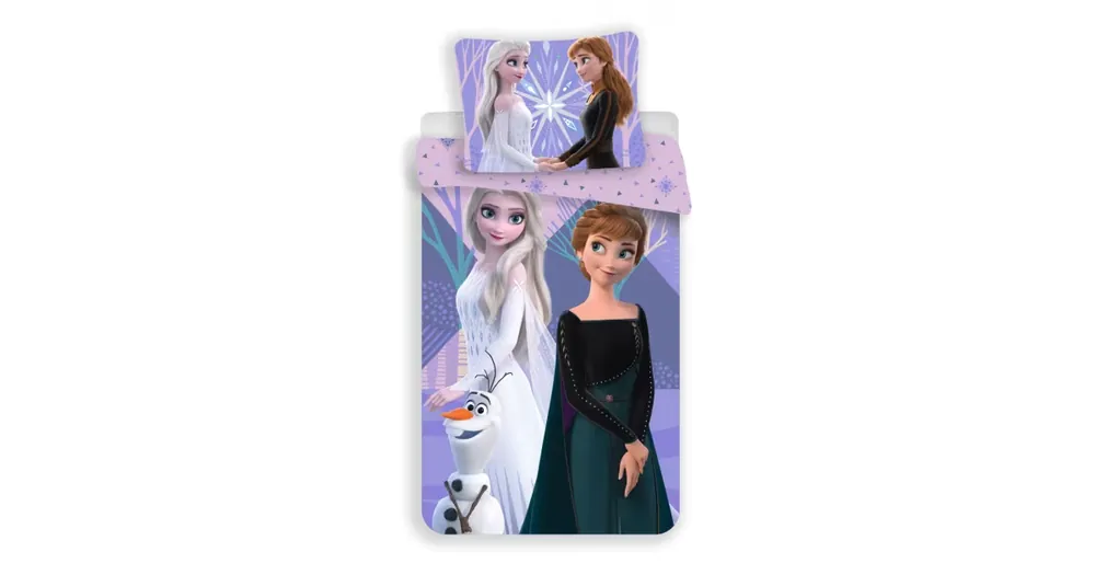 Nízká Cena Dětské bavlněné povlečení - Frozen 2 purple