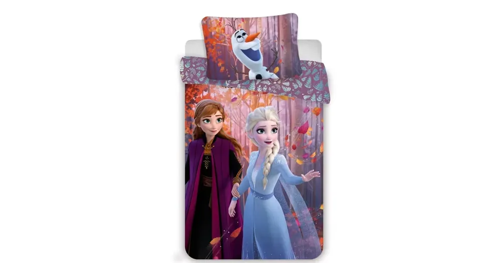 Pouze Dnes Dětské bavlněné povlečení - Frozen 2 Sister purple