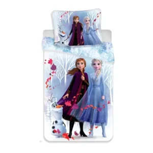 Tovární Cena Dětské bavlněné povlečení - Frozen 2 White