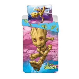 Dětské bavlněné povlečení - Groot "I am Groot" Super Cena