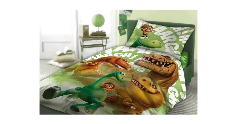 Autentický DĚTSKÉ BAVLNĚNÉ POVLEČENÍ - Hodný Dinosaurus