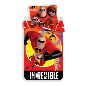 Dětské bavlněné povlečení - Incredibles 02/Úžasňákovi Vrácení Zdarma