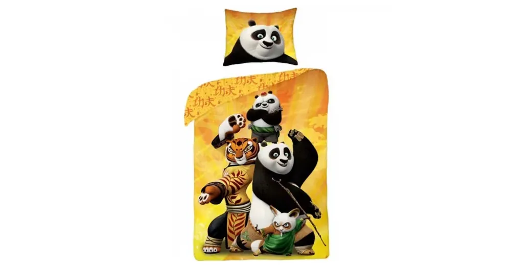 DĚTSKÉ BAVLNĚNÉ POVLEČENÍ - Kung Fu Panda 3 Ověřený