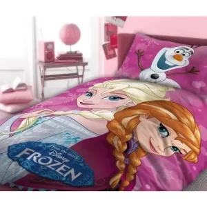 DĚTSKÉ BAVLNĚNÉ POVLEČENÍ Ledové království - FROZEN FIALOVÁ Akční Cena