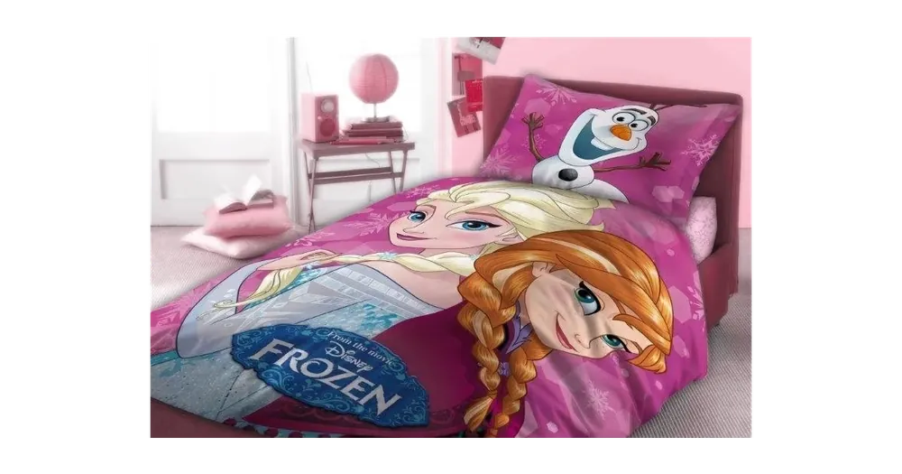 DĚTSKÉ BAVLNĚNÉ POVLEČENÍ Ledové království - FROZEN FIALOVÁ Akční Cena