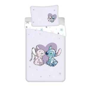 Zlevněný Dětské bavlněné povlečení - Lilo and Stitch "Heart"