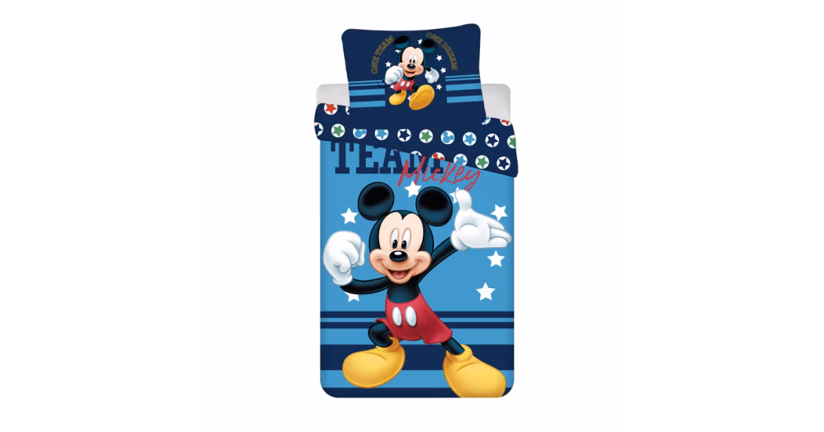 Dětské bavlněné povlečení - Mickey Team Cenový Hit
