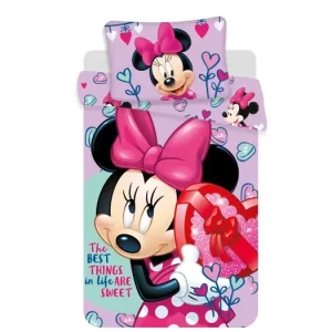 Dětské bavlněné povlečení - Minnie Sezónní Sleva