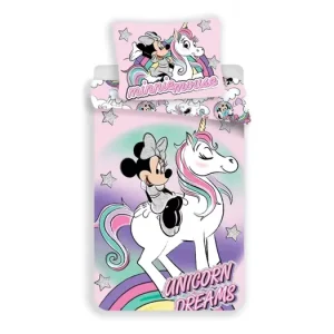 Finální Výprodej Dětské bavlněné povlečení - Minnie "Unicorn"