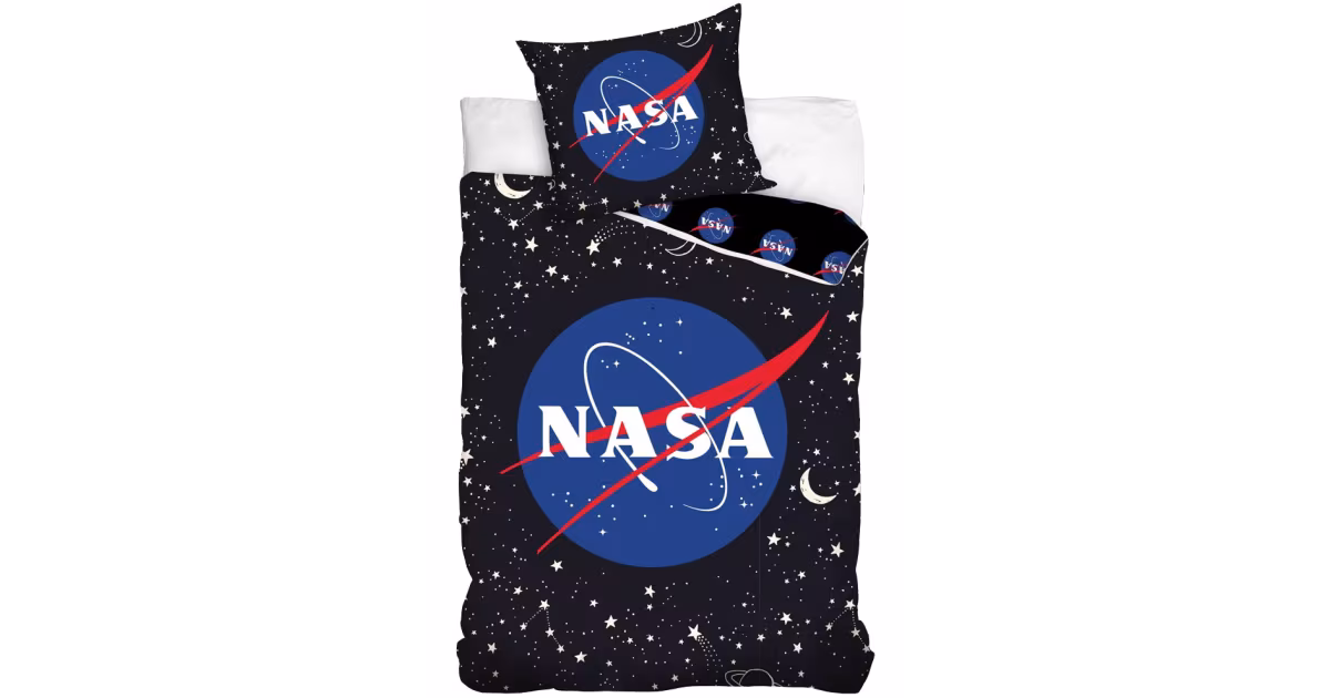 Akce Dětské bavlněné povlečení - NASA Vesmír (svítící efekt)