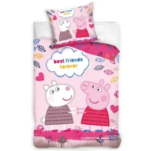 Ihned K Objednání Dětské bavlněné povlečení - Prasátko Pepina a Suzy Best Friends