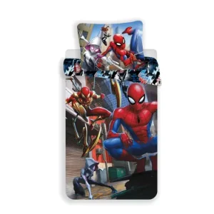 Poslední Šance Dětské bavlněné povlečení - Spider-man "Action"