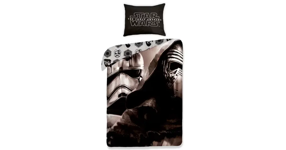 DĚTSKÉ BAVLNĚNÉ POVLEČENÍ - STAR WARS VII černé Nová Kolekce