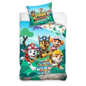 Hit Sezóny Dětské bavlněné povlečení - Tlapková Patrola Dino Roll