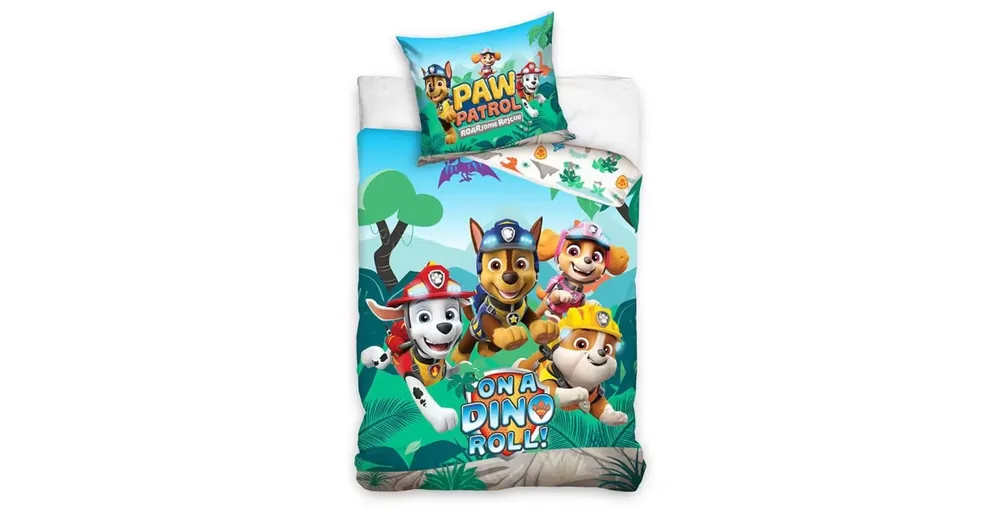 Hit Sezóny Dětské bavlněné povlečení - Tlapková Patrola Dino Roll