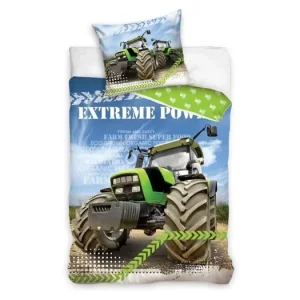 Dětské bavlněné povlečení - Zelený Traktor Ihned K Objednání