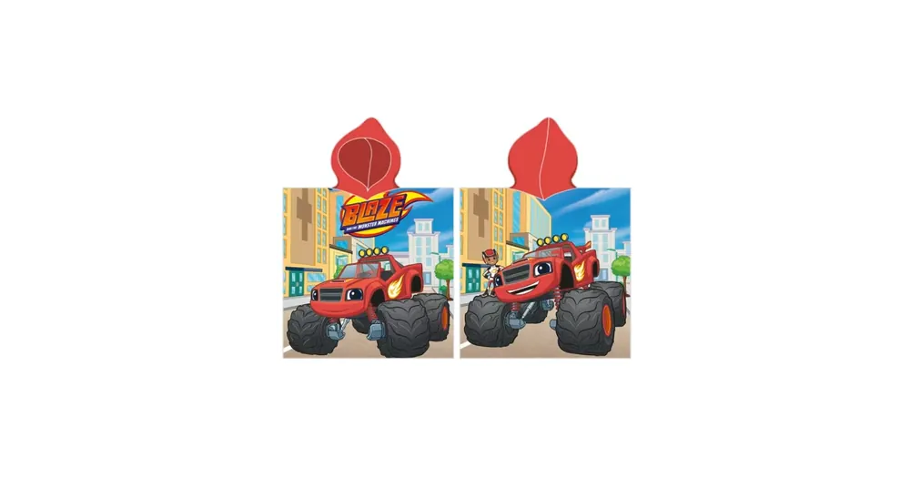 Dětské pončo 50 × 115 cm ‒ Plamínek a Čtyřkoláci Monster Truck Odeslání Ihned
