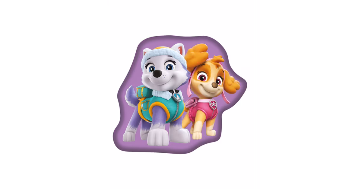 Dětský dekorační polštář 27,5 × 33 cm - Paw Patrol "Purple" Poslední Šance