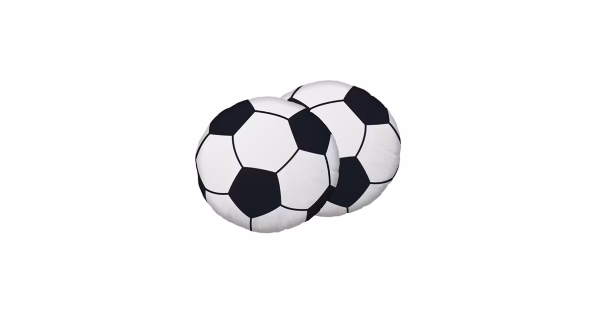 Přímo Od Výrobce Dětský dekorační polštář ⌀ 35 cm - Fotbal