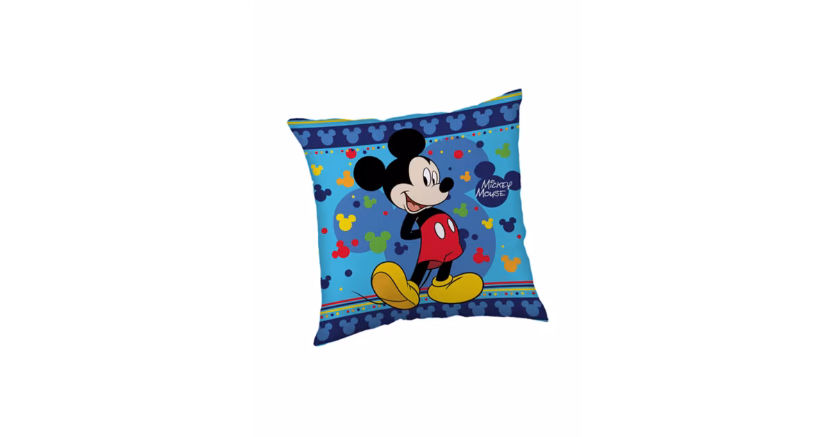 Nejlepší Cena Dětský dekorační polštář 40 × 40 cm - Mickey "Blue"