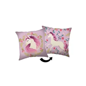 Dětský dekorační polštář 40 × 40 cm - Unicorn Flowers Nakupujte Hned