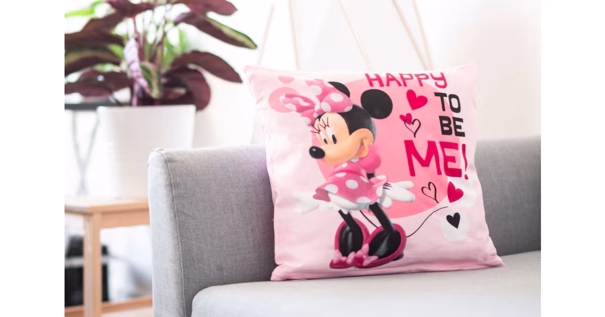DĚTSKÝ POVLAK NA POLŠTÁŘ 40×40cm Minnie 052 Aktuální