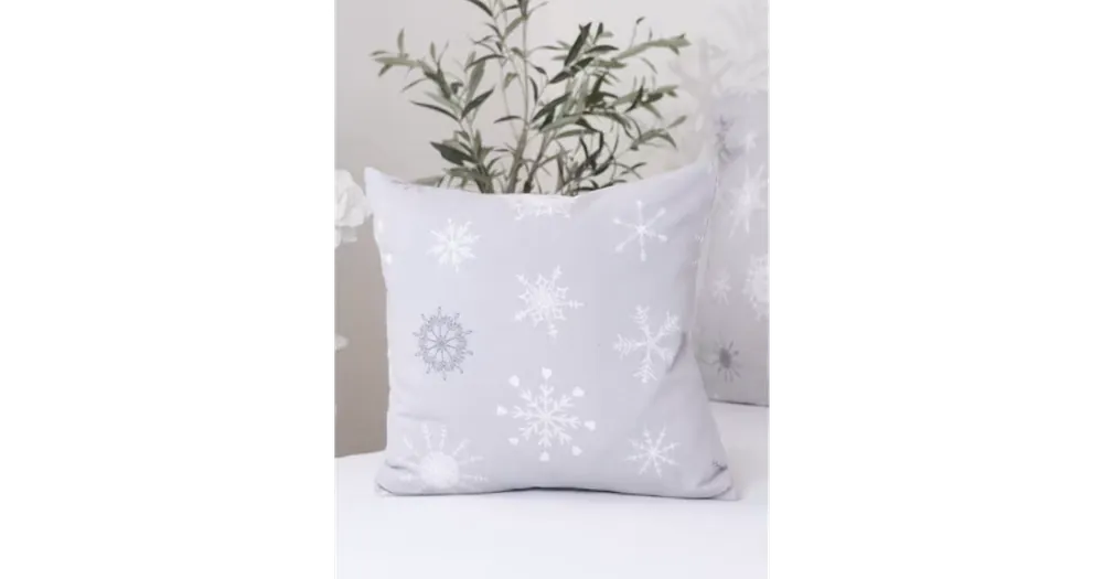 Omezená Nabídka Flanelový povlak na polštář 40 x 40 cm - Frozen šedé