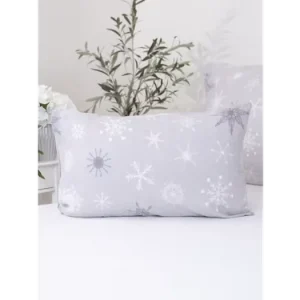 Levný Flanelový povlak na polštář 40 x 60 cm - Frozen šedé