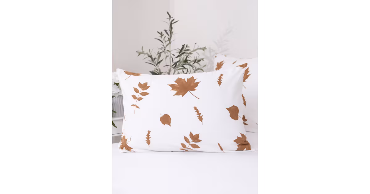 Flanelový povlak na polštář 50 x 70 cm - Podzim Nejlepší Cena