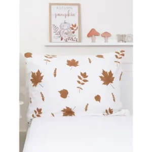 Sezónní Sleva Flanelový povlak na polštář 70 x 90 cm - Podzim