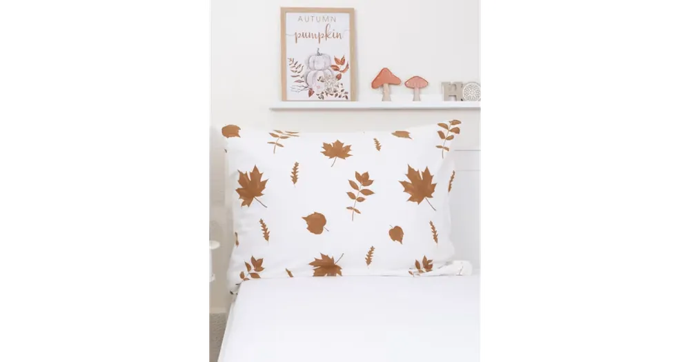 Sezónní Sleva Flanelový povlak na polštář 70 x 90 cm - Podzim