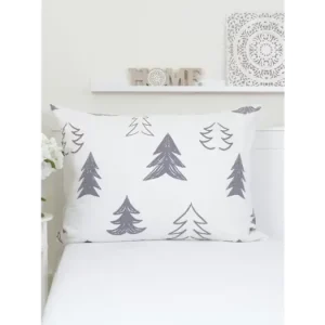 Cenově Výhodný Flanelový povlak na polštář 70 x 90 cm - Stromeček