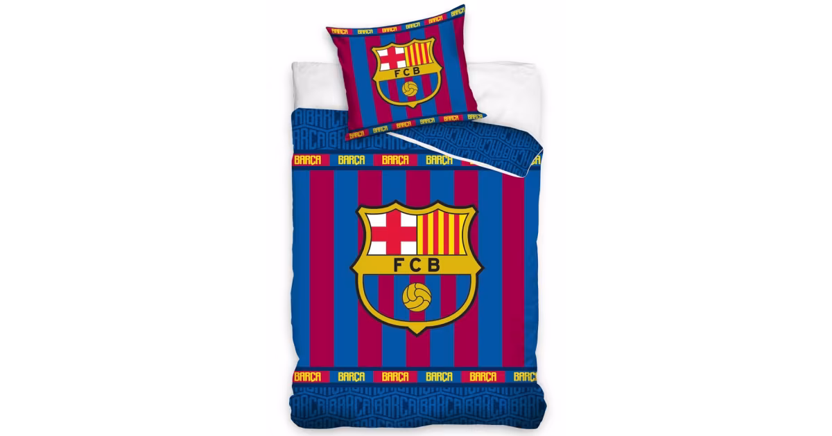 Novinka FOTBALOVÉ BAVLNĚNÉ POVLEČENÍ - FC Barcelona Superior