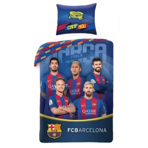 Značkový FOTBALOVÉ POVLEČENÍ FC Barcelona - Hráči 2017