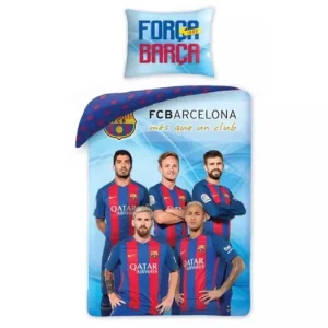 Značkový FOTBALOVÉ POVLEČENÍ FC Barcelona - Hráči 2017 BARCA 3