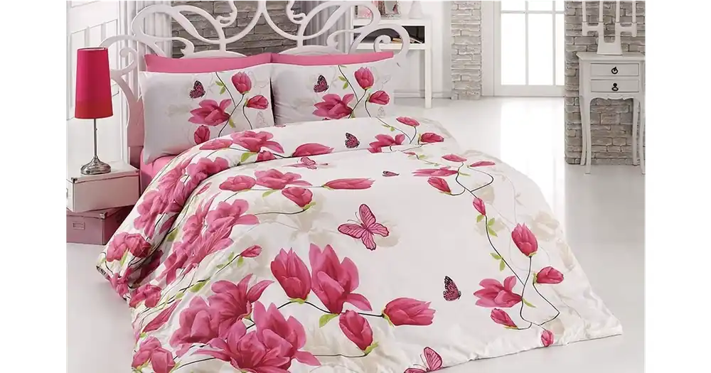 Finální Výprodej FRANCOUZSKÉ BAVLNĚNÉ POVLEČENÍ Deluxe - Alize Pink