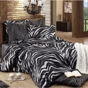 Top Prodej FRANCOUZSKÉ BAVLNĚNÉ POVLEČENÍ Deluxe - Bengal černé