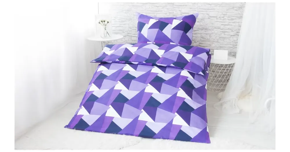 Akční Nabídka FRANCOUZSKÉ BAVLNĚNÉ POVLEČENÍ Exclusive 200x220cm - Karin fialová
